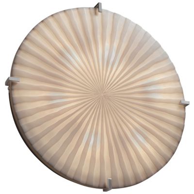 Porcelina Clips Round Ceiling/Wall Light by Justice Design Group - Starlight Lighting USA and Canada